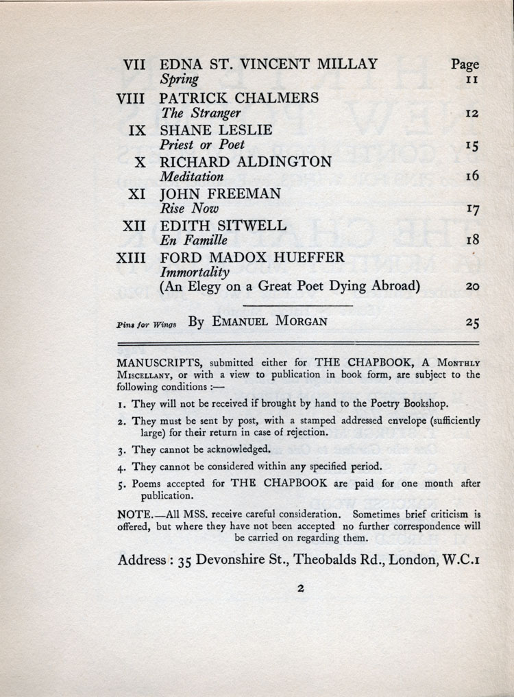 Contents Page