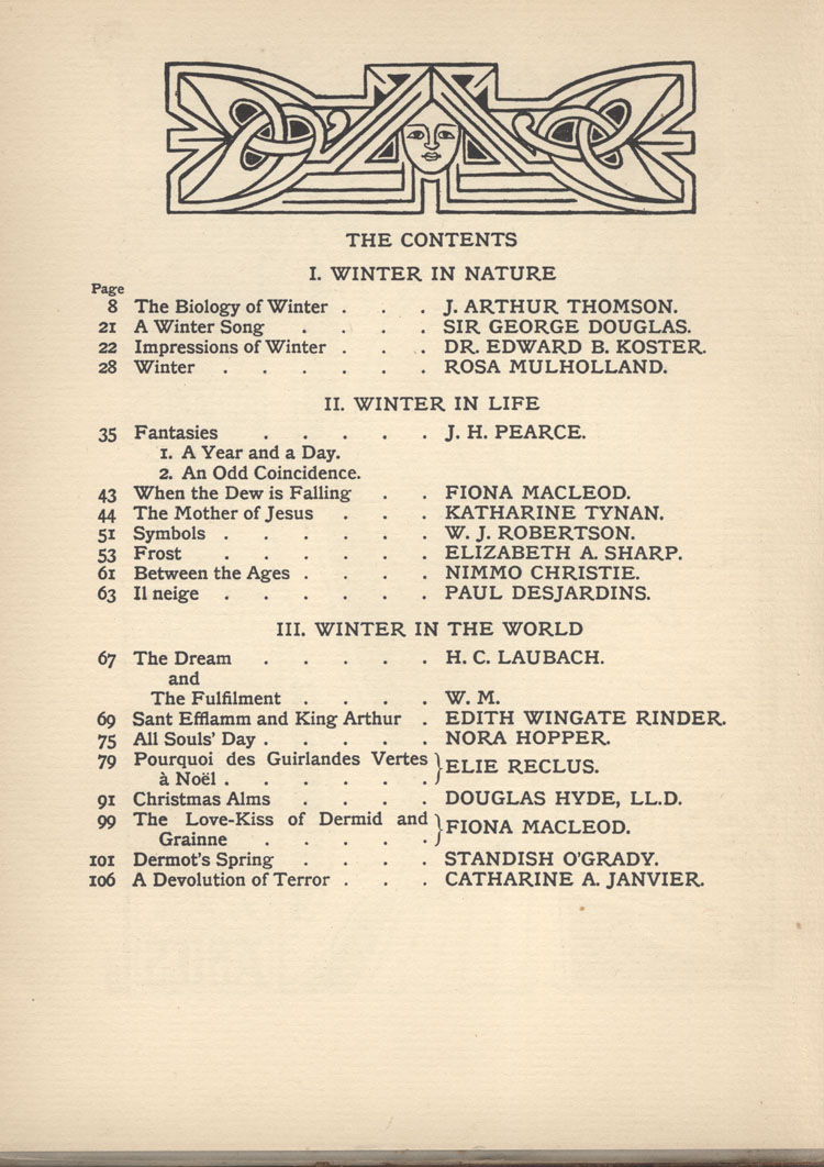 Contents Page